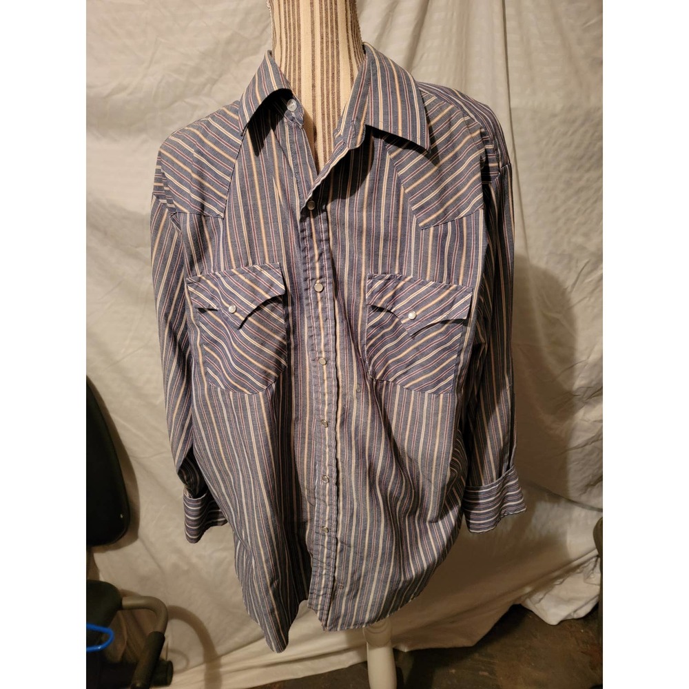 Plains Western Wear long sleeve shirt, LARGE
